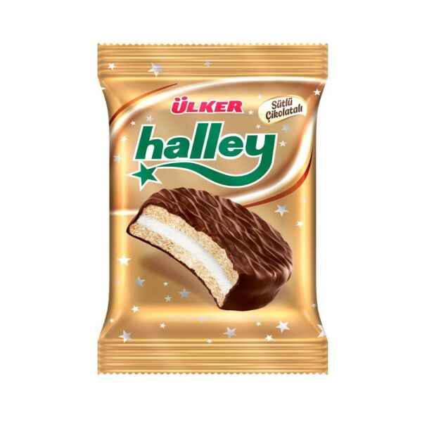 Ülker Halley Çikolata Kaplı Bisküvi 30g