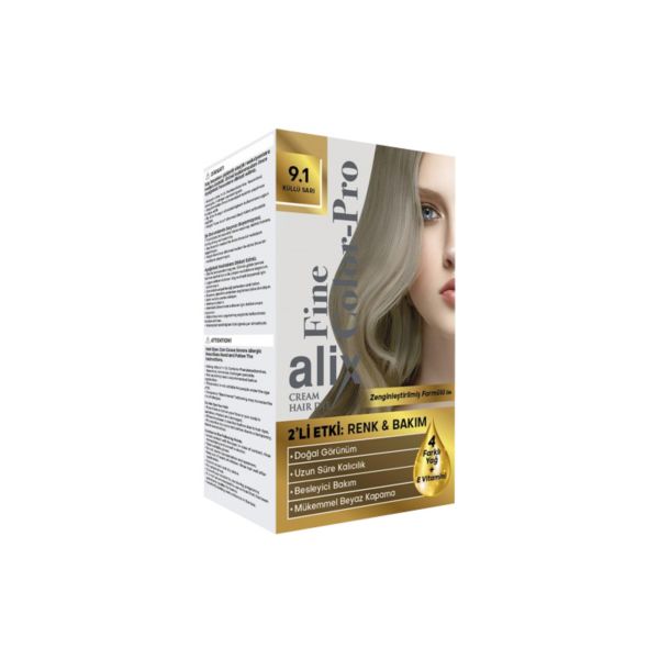 Alix Kit Saç Boyası 9.1 50ml